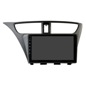 Vista de la radio con la pantalla apagada para el Honda Civic Hatchback 2012-2017