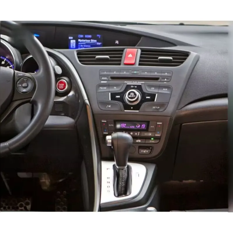 Salpicadero compatible con la instalación de la radio con pantalla para Honda Civic 2012-2017