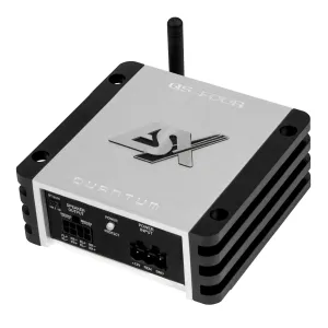 Vista del amplificador compacto ESX Quantum QS-FOUR-BT