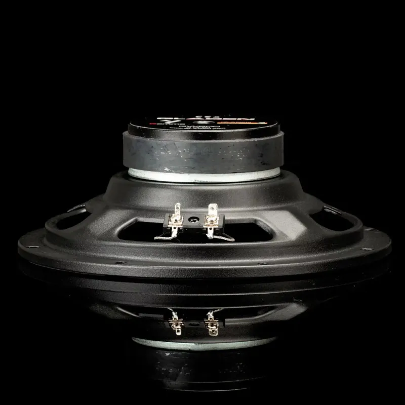 Vista lateral de los woofers del kit de vías separadas Gladen Gamma 200.2