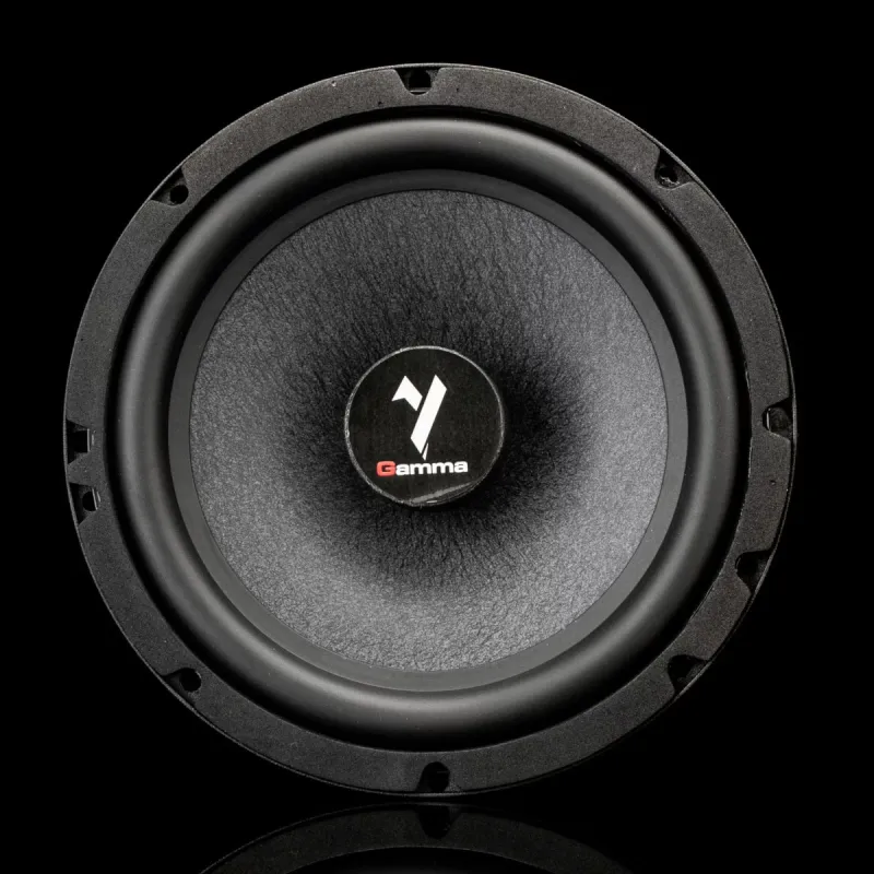 Vista frontal de los woofer del kit de altavoces Gladen Gamma 165.2 Slim