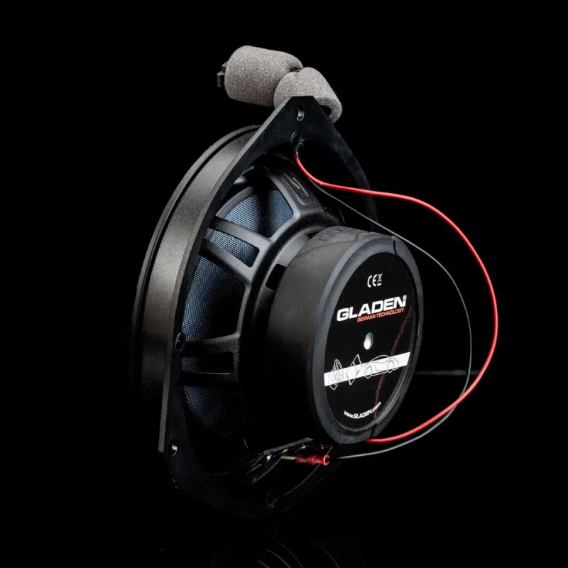 parte trasera del woofer de 165mm incluido en el kit de Altavoces Gladen Audio ONE 165 DUCATO MK2
