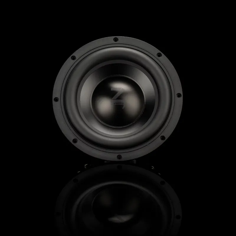 Vista frontal del subwoofer Gladen Zeta 08