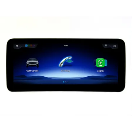 Pantalla linux para mercedes con sistema NTG4.5 mostrando el menú principal