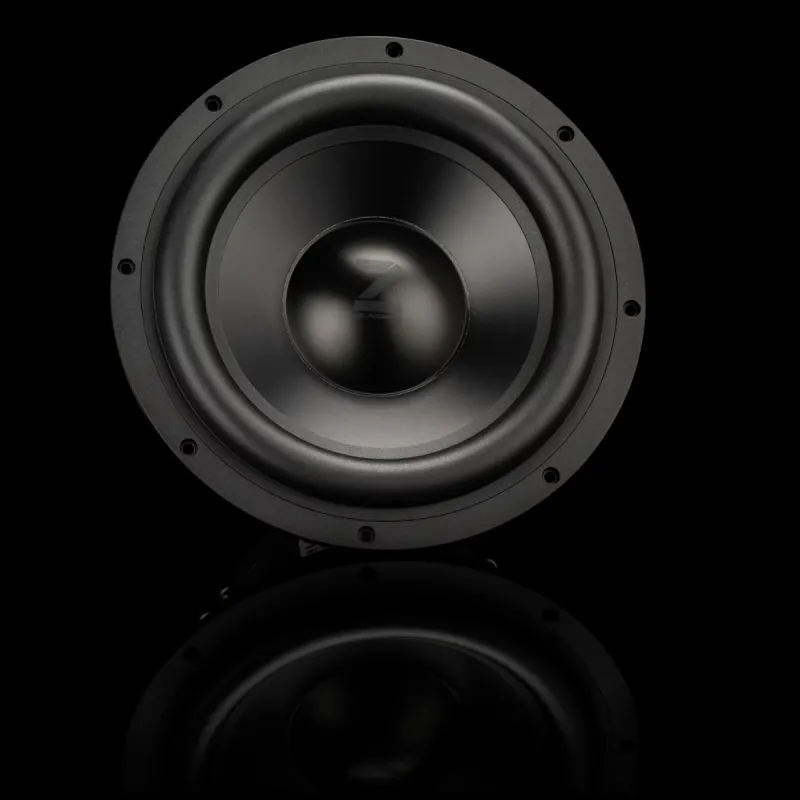Vista frontal del subwoofer Gladen Zeta 10