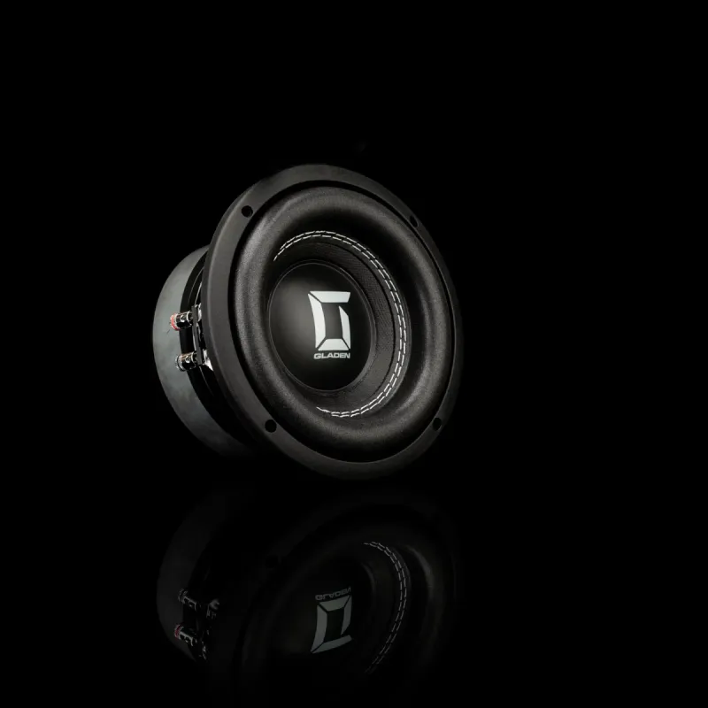 Vista periférica del subwoofer Gladen Sigma SSW065