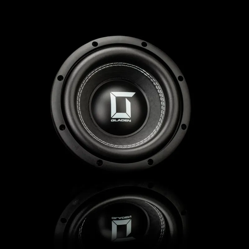 Vista frontal del subwoofer Gladen Sigma SSW08