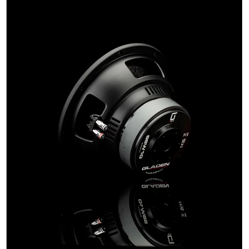 Vista de la parte trasera del subwoofer Gladen Sigma SSW10