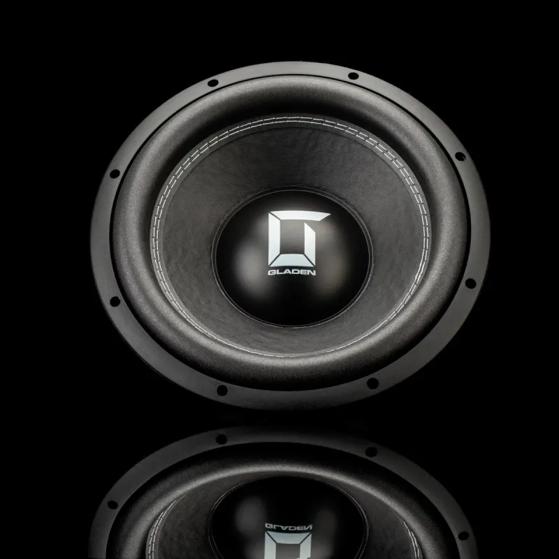 Vista frontal del subwoofer Gladen Sigma SSW12
