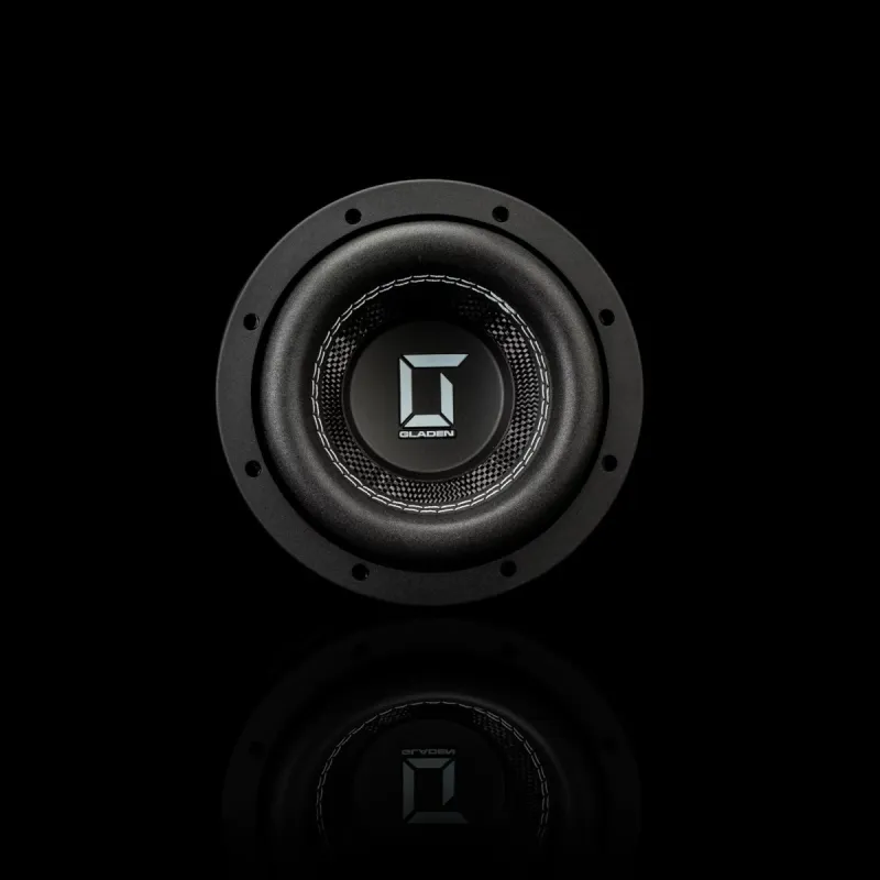 Vista frontal del subwoofer Gladen Sigma SSWX065