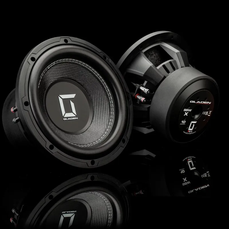 Vista general del subwoofer Gladen Sigma SSWX10