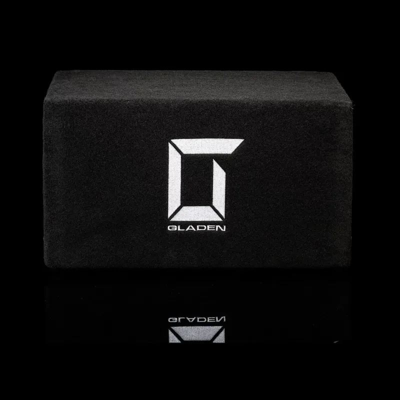 Vista de la parte trasera del subwoofer Gladen Sigma SSWX065-Dual