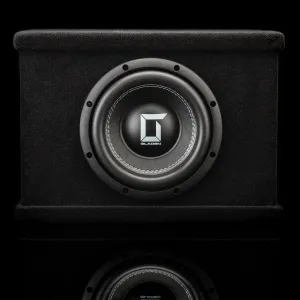 Vista frontal del subwoofer Gladen Sigma SSW08-VB subwoofer
