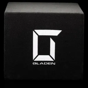 Vista de la parte trasera del subwoofer Gladen Sigma SSW08-VB subwoofer