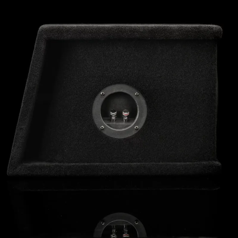 vista lateral del subwoofer Gladen Sigma SSWX08-VB