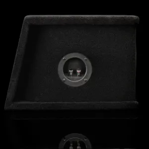 vista lateral del subwoofer Gladen Sigma SSWX08-VB