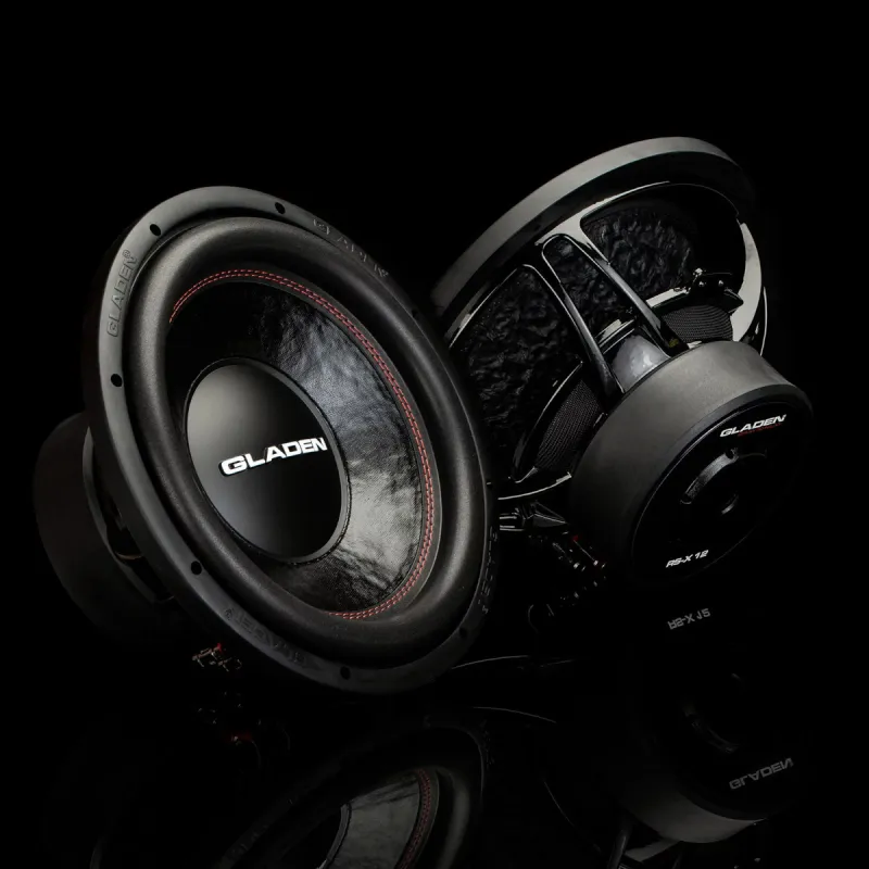 Vista general del subwoofer Gladen RS-X 12