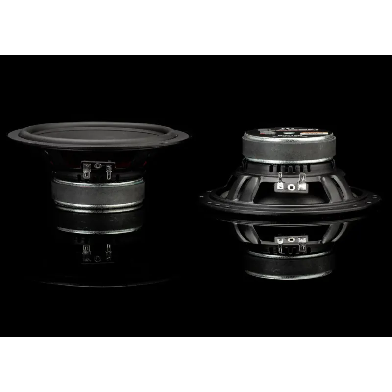Vista lateral de los woofers incluidos en el kit de altavoces Gladen Beta 165.2