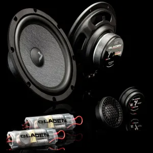 Vista general del kit de altavoces Gladen Beta 130.2