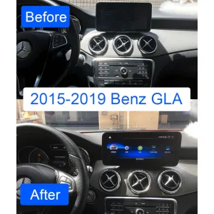 Comparación antes y después de la instalación en un GLA