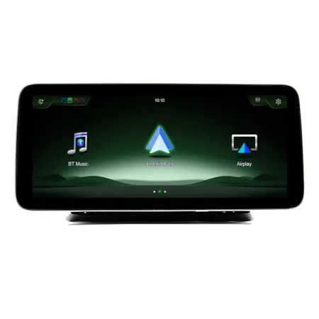 Vista del menú principal del sistema Linux para mercedes