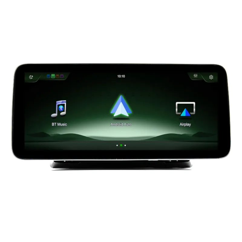 Vista del menú principal del sistema Linux para mercedes
