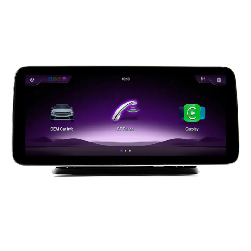 Vista del menú del sistema Linux para mercedes