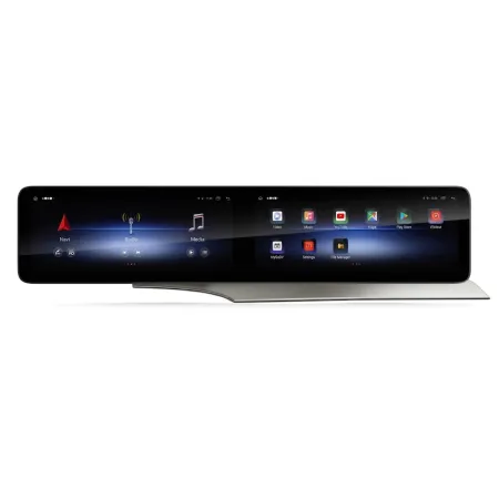 Visión general con el menú abierto de la pantalla doble para Mercedes Clase C W205 y GLC X253