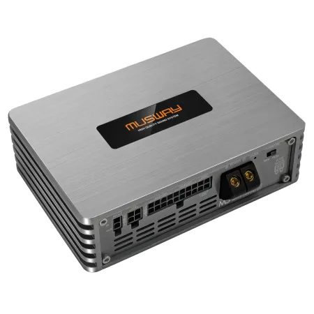 Vista general del amplificador con DSP Musway M5-512K