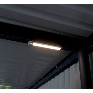 Visión de la luz led instalada
