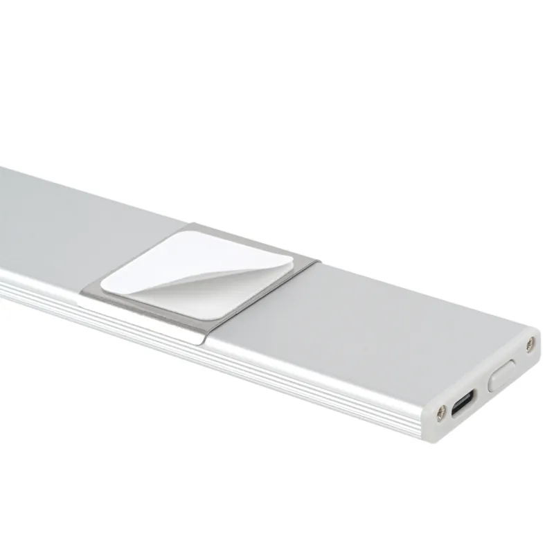 Visión de la luz led con su adhesivo