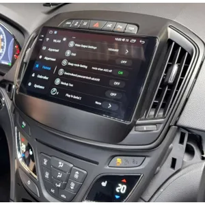 Resultado de instalación de la pantalla android para Opel Insignia.