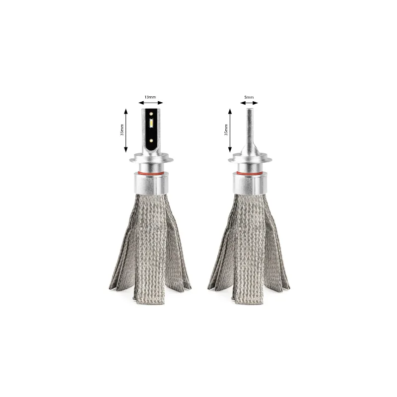 Kit de bombillas LED H7 12V/24V con luz blanca 6000K