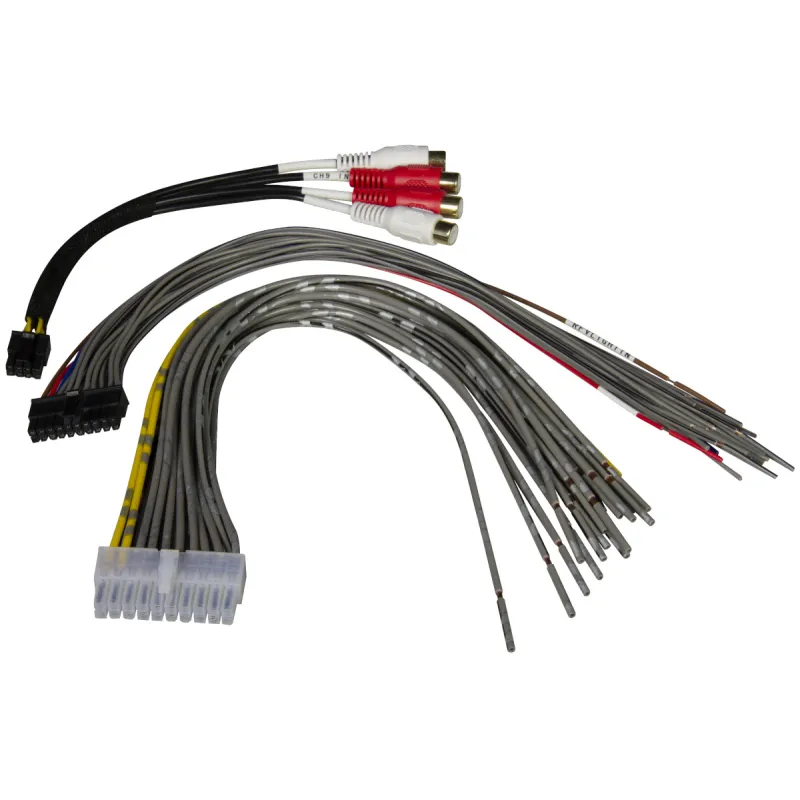 Vista del adaptador con extremos abiertos para amplificadores D8 de musway