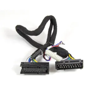 Vista del adaptador para amplificadores D8 de Musway en Porsche