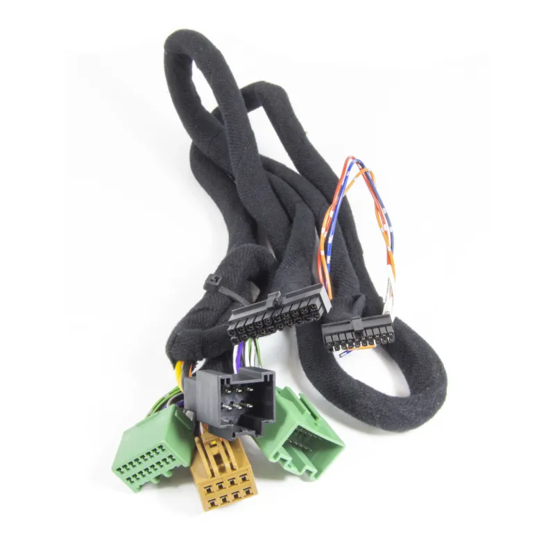 Vista del adaptador paraamplificadores Musway D8 para Range Rover Sport y Jaguar XF
