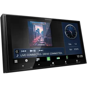 Vista general de la pantalla Kenwood DMX7525DABS mostrando el menú