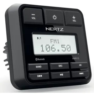 Hertz HMR15, radio marino con pantalla 2.8", USB y Bluetooth