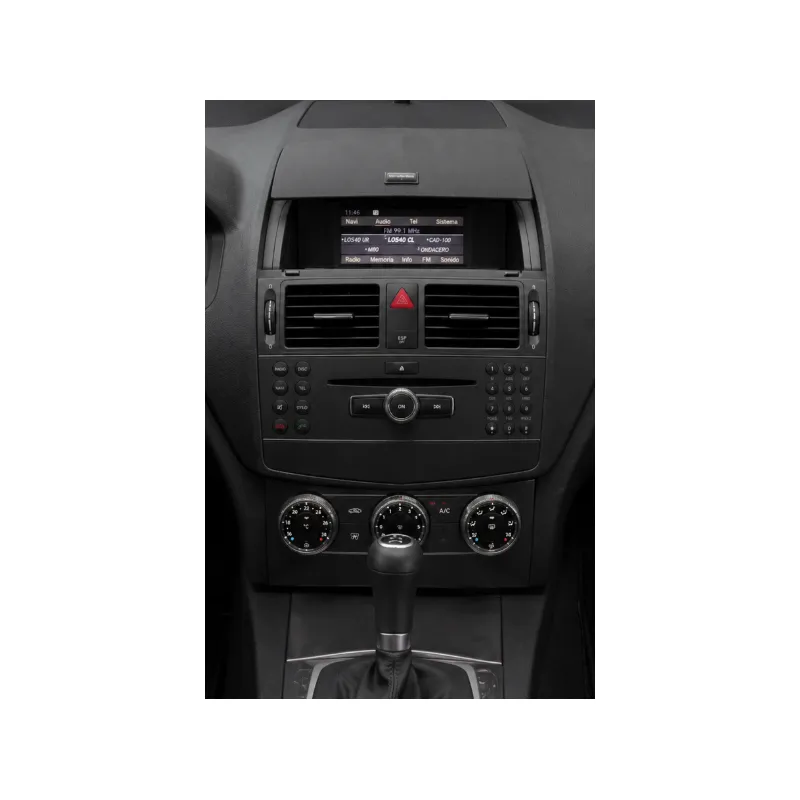 Radio OEM Mercedes clase C 2007, sin botonera