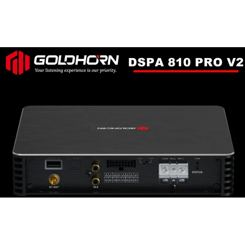 Amplificador DSP 8 canales con Bluetooth 5.0