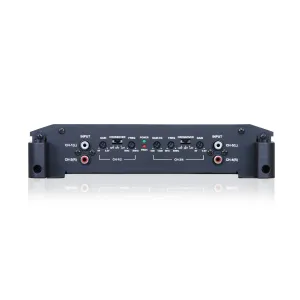 Ajustes RCA, filtros HPF LPF y Bass EQ del amplificador Alpine BBX-F1200