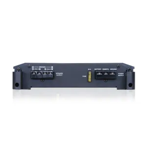 Terminales de alimentación, fusible de 20A y salida de altavoz del Alpine BBX-T600