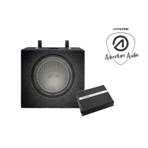 Kit Alpine SPC-W84AT6-2 con amplificador DSP y subwoofer bajo asiento para Volkswagen T6 y T6.1