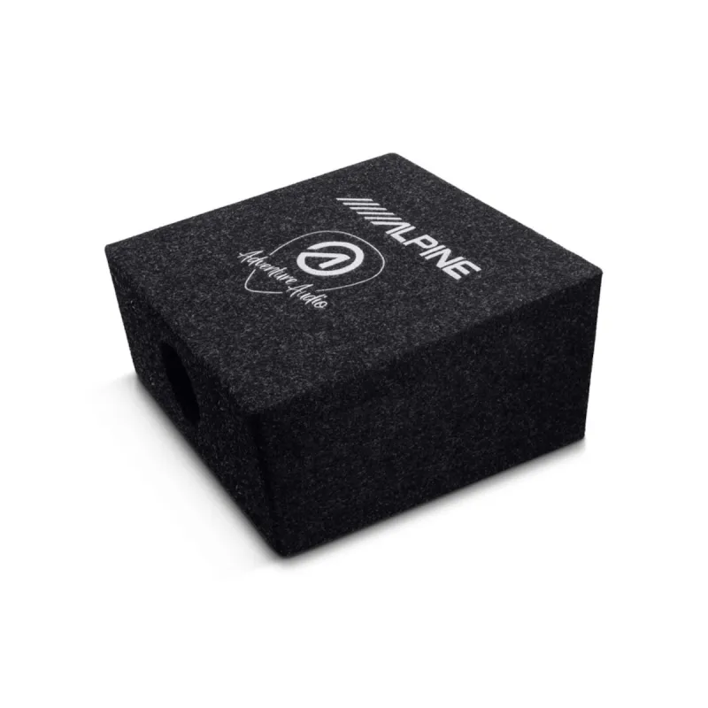 Caja del subwoofer Alpine SWC-W84CRA2 para montaje bajo asiento en Volkswagen Crafter 2