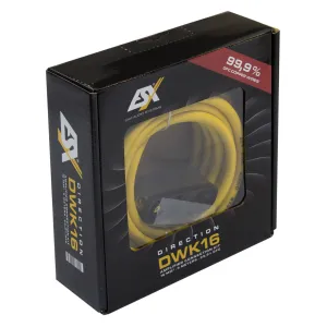 Kit ESX DWK16 de instalación para amplificador con cable OFC de 16 mm² y portafusibles