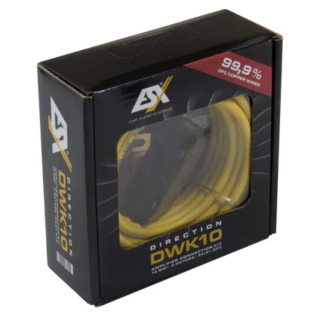 Kit ESX DWK10 de cableado OFC de 10 mm² para instalación de amplificador car audio