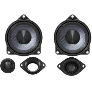 Kit Alpine DP2-40C-B de vías separadas Plug and Play para BMW Serie 3 y Serie 4