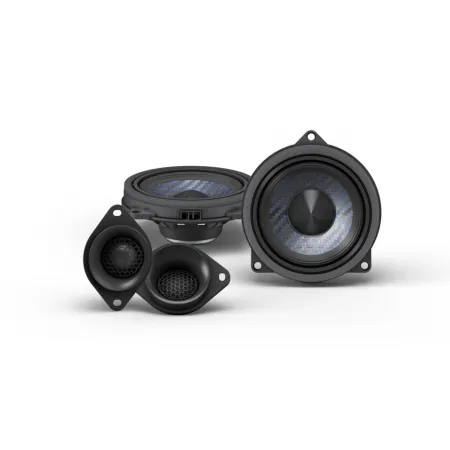 Kit de vías separadas Alpine DP2-45C-B para BMW con woofer de 12 cm y tweeter independiente