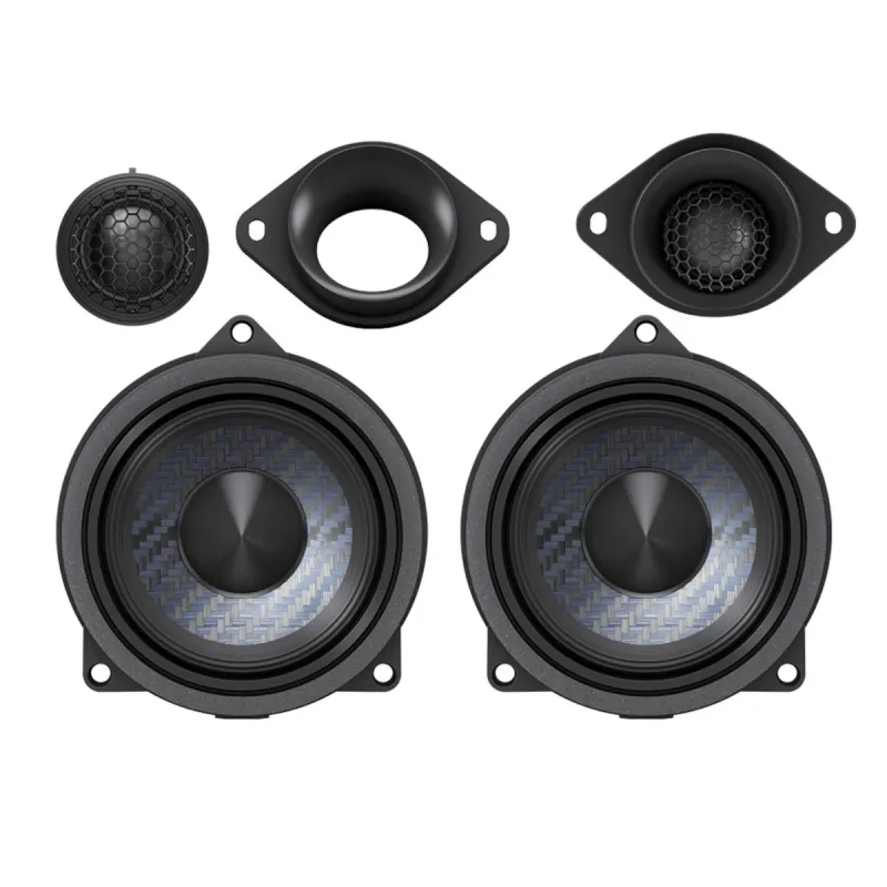 Altavoces de puerta Alpine DP2-45C-B de 12 cm con tweeters para BMW