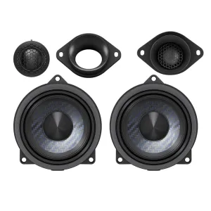 Altavoces de puerta Alpine DP2-45C-B de 12 cm con tweeters para BMW